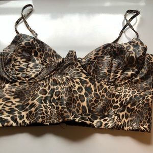 Cheetah Print Crop Top